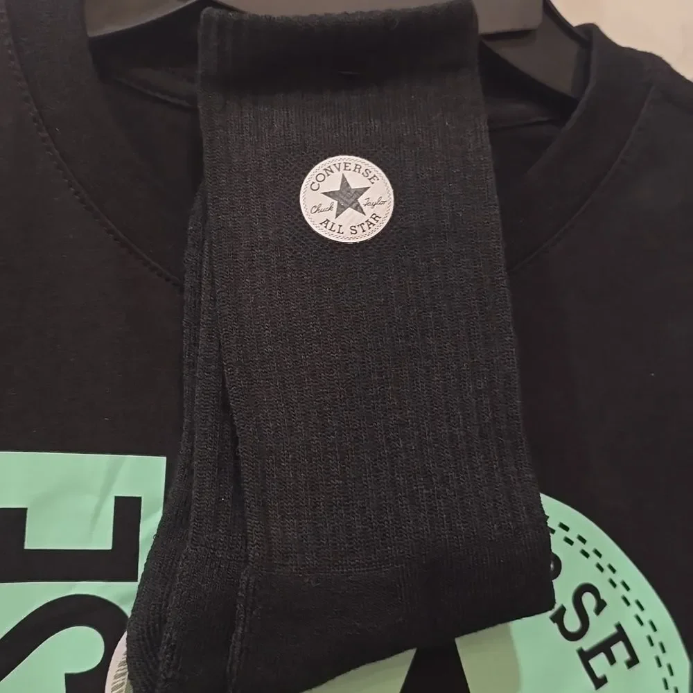 Converse Chuck‎ Taylor All-Star 2-PC Graphic T-Shirt & Crew Sock Set
